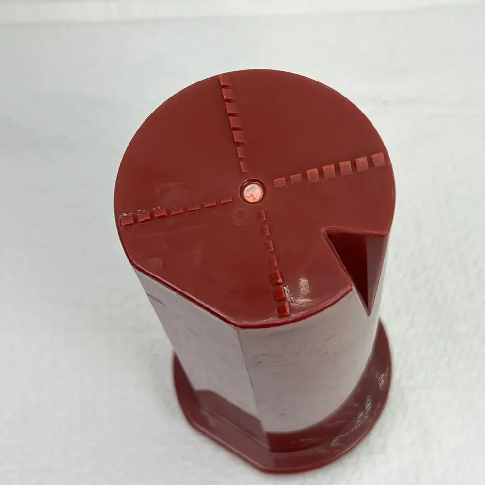 Jack LaLanne Fusion Juicer MT-1020 Food Pusher Plunger Red Chrome OEM Part